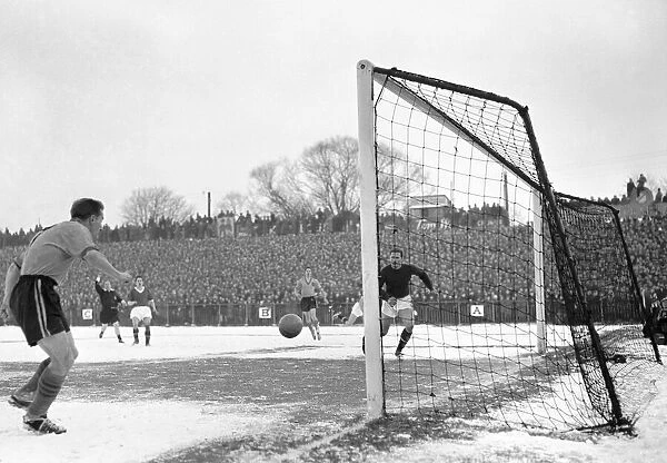 FA Cup. Norwich City v. Manchester United. 10th January 1959