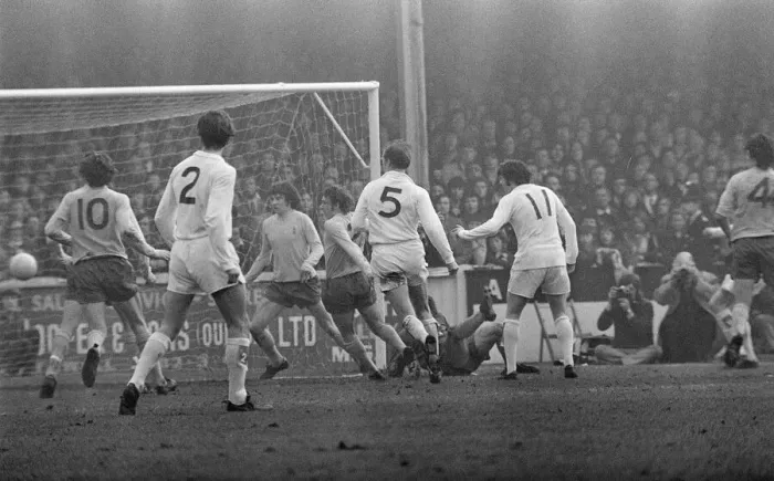 Framed Print : FA Cup Quarter Final match at Elland Road. Leeds United 2 v Tottenham Hotspur 1 Framed Print : FA Cup Quarter Final match at Elland Road. Leeds United 2 v Tottenham Hotspur 1