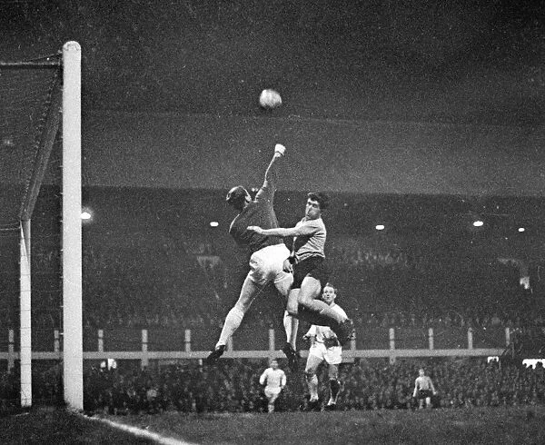 FA Cup Quarter Final Second Replay at Leeds Road Huddersfield March 1964 Manchester