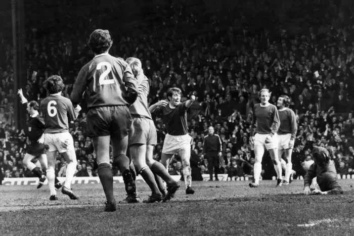 Framed Print : FA Cup Semi Final at Old Trafford. Liverpool 2 v Everton 1
