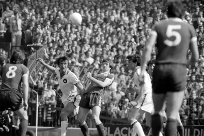 Framed Print : F.A Cup Semi Final - West Ham 1 v. Everton 1. April 1980 LF02-26-018 *** Local Caption