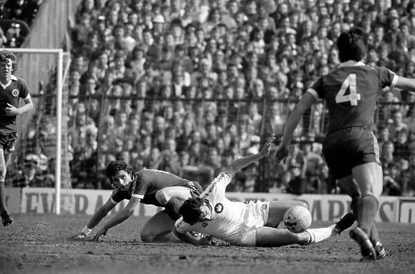 F.A Cup Semi Final - West Ham 1 v. Everton 1. April 1980 LF02-26-125 *** Local Caption