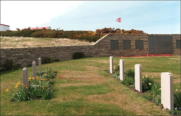 Falkland Islands re-visited. War graves - 5th March 1999