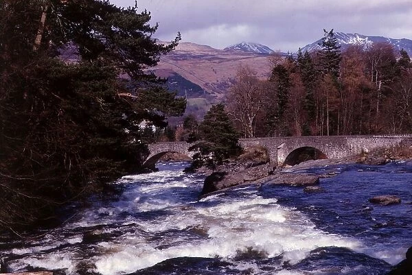 Falls of Dochart Killin Scotland 1972