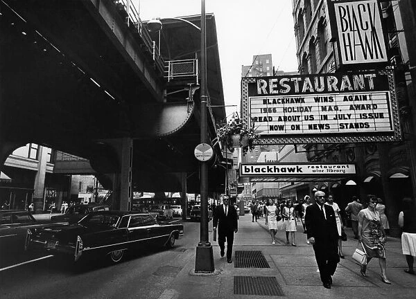 Famous Blackhawk Club Chicago, circa 1967. P009350