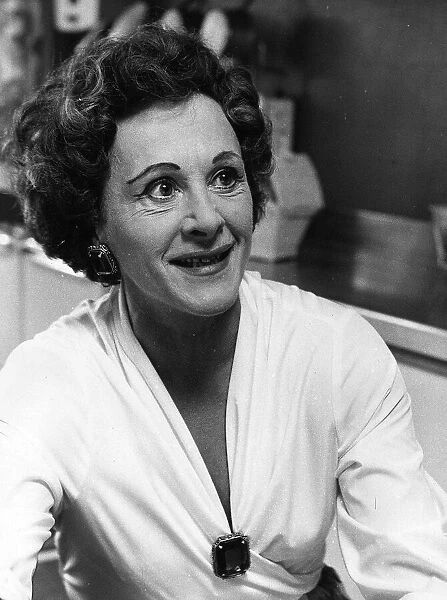 Fanny Cradock gourmet television chef Circa 1964
