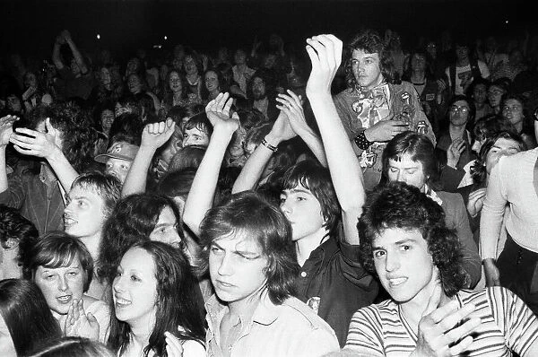 Fans at the Rolling Stones concert at Granby Halls in Leicester. 14th May 1976