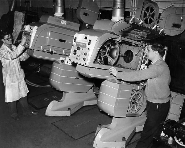 Its a far cry from the silent eras film projectors to these massive machines at