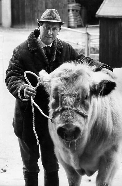 Show farmer Tom Ashton, who is national chairman of the Belgian Blue Beef Cattle Society