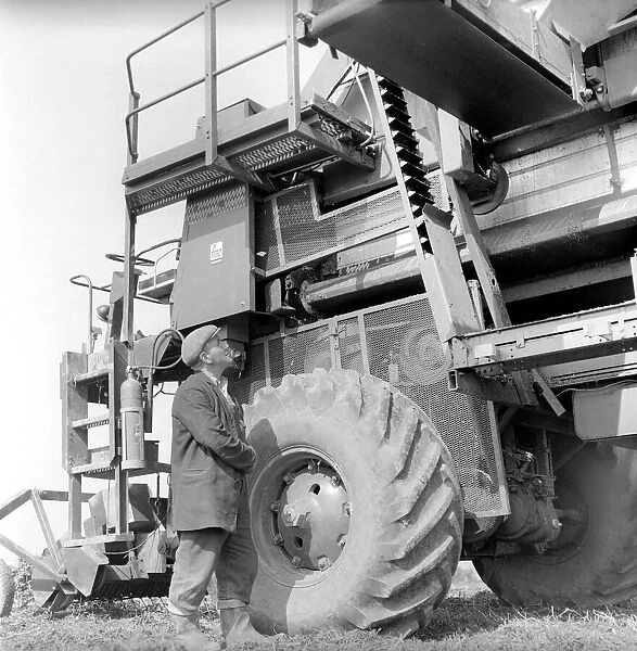 Farming: Ross Pea picking machine. 1964 A1201-003