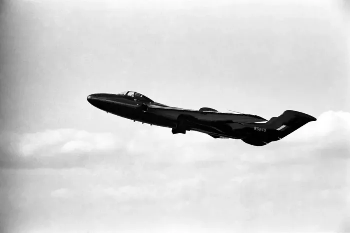 Framed Print : Farnborough Airshow. D. H. 110. September 1952 C4316a-005 Framed Print : Farnborough Airshow. D. H. 110. September 1952 C4316a-005