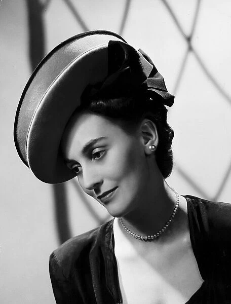 Fashion 1940 Hat from Town and Country collection by Hugh Beresford Pearl