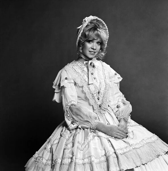 Fashion  /  Old. Beverley Pilkington in 'Crinoline'dress