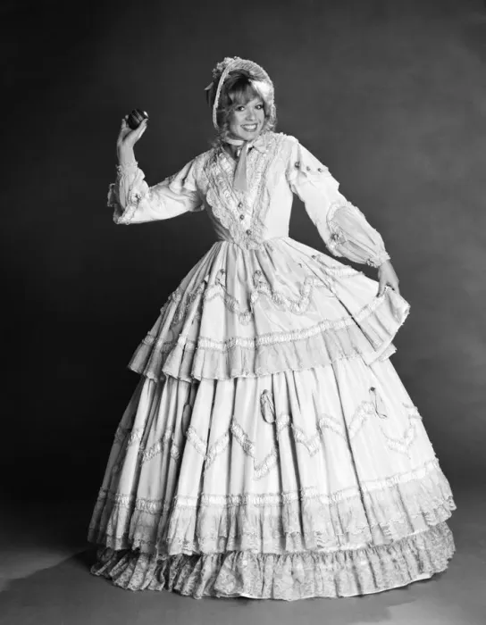 Framed Print : Fashion / Old. Beverley Pilkington in Crinoline'dress Framed Print : Fashion / Old. Beverley Pilkington in Crinoline'dress