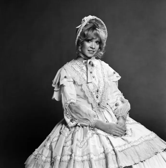 Framed Print : Fashion  /  Old. Beverley Pilkington in Crinoline'dress