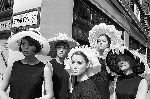 Fashions Hats Sixties fashion June 1966