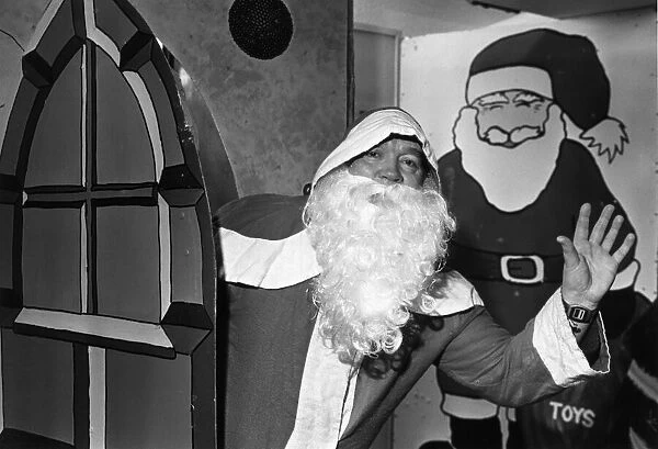 Father Christmas at the New Brighton Community Centre grotto. 11th December 1991