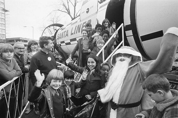 Father Christmas Tours Birmingham City Centre, 8th December 1979