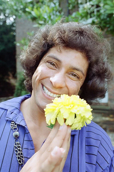 Fatima Whitbread, British javelin thrower and Olympic Silver medalist at the 1988 Seoul