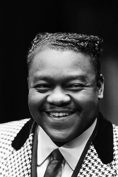 Fats Domino at the Saville Theatre, preparing for tonights show