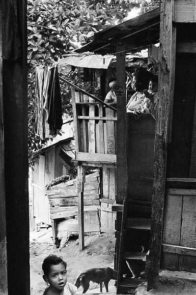 Favela, Rio de Janeiro, Brazil, 24th October 1968. Our picture shows