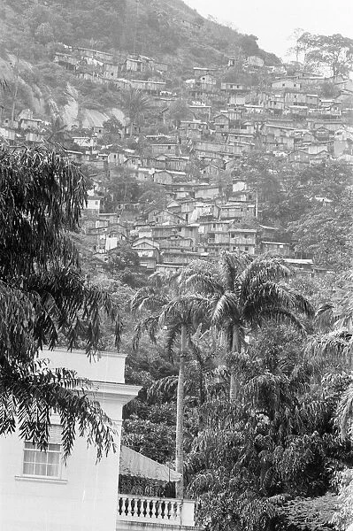 Favela, Rio de Janeiro, Brazil, 24th October 1968. Our picture shows