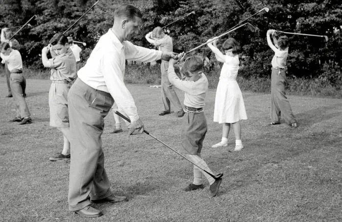 Framed Print : The favourite game amongst the children of Westerhope, Northumberland