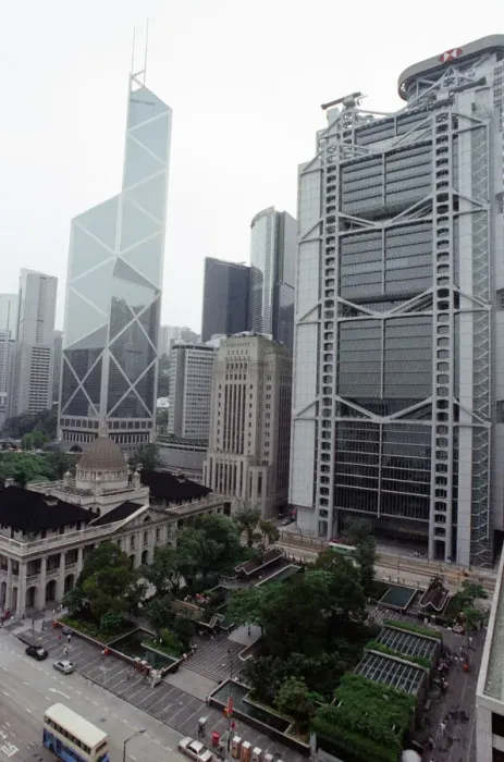 Framed Print : Feature on Hong Kong as former Conservative politician Chris Patten Framed Print : Feature on Hong Kong as former Conservative politician Chris Patten