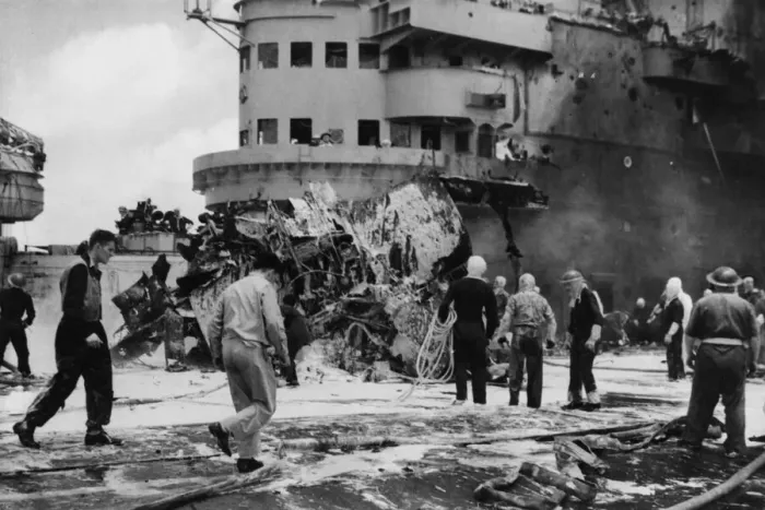 Framed Print : A feature of the recent naval operations off the Sakashima Islands in support of Framed Print : A feature of the recent naval operations off the Sakashima Islands in support of