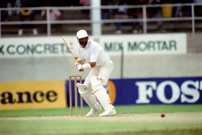 Framed Print : February 1990 90-1082-060 International Test Match Cricket. West Indies vs England