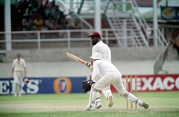 February 1990 90-1082-063 International Test Match Cricket. West Indies vs England