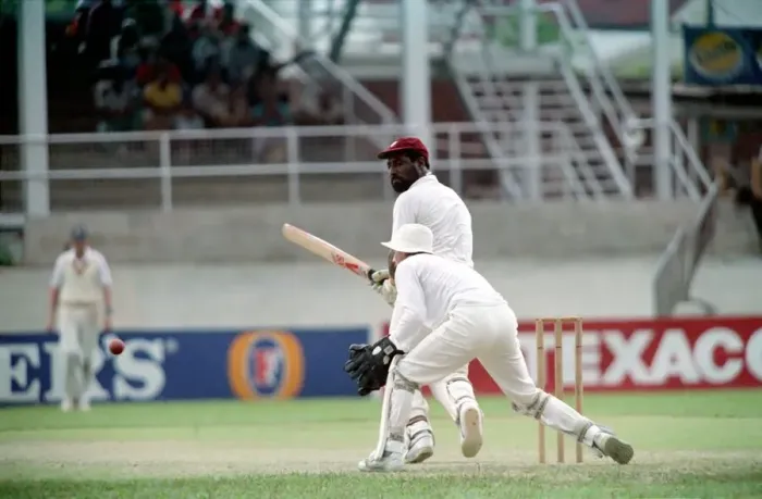 Framed Print : February 1990 90-1082-063 International Test Match Cricket. West Indies vs England Framed Print : February 1990 90-1082-063 International Test Match Cricket. West Indies vs England