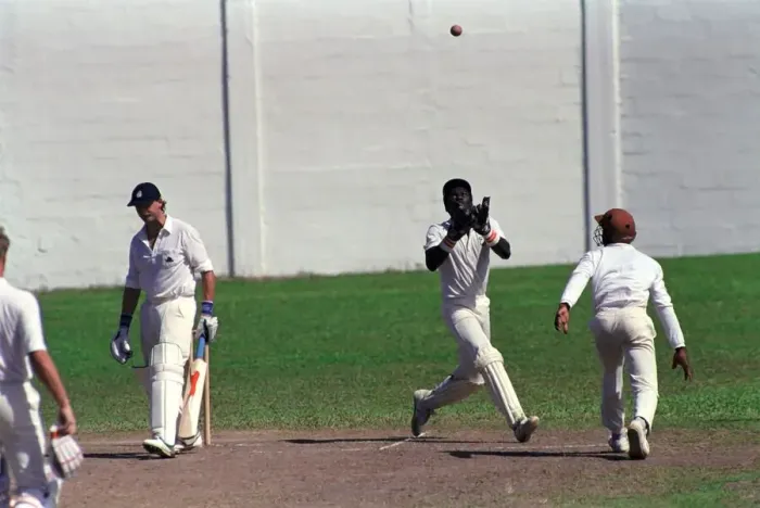 Framed Print : February 1990 90-1082-068 International Test Match Cricket. West Indies vs England Framed Print : February 1990 90-1082-068 International Test Match Cricket. West Indies vs England