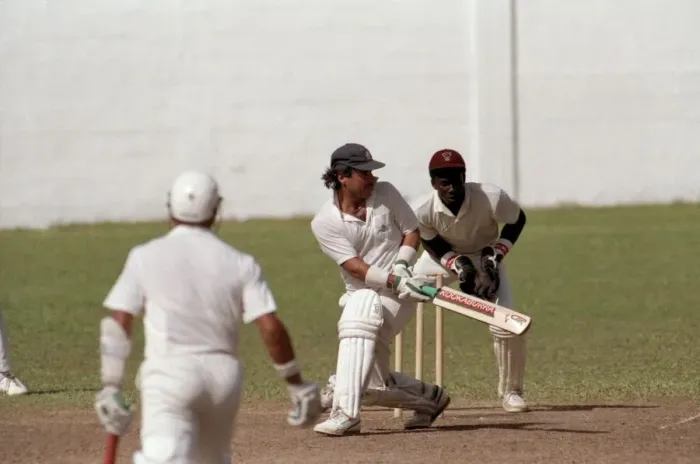 Framed Print : February 1990 90-1082-095 International Test Match Cricket. West Indies vs England Framed Print : February 1990 90-1082-095 International Test Match Cricket. West Indies vs England