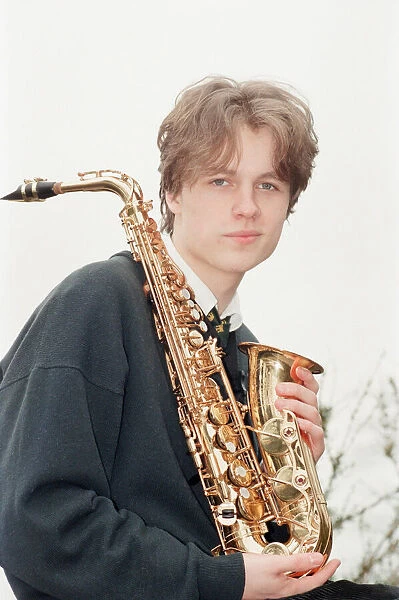 Felix Hughes, Saxophone Player from Ysgol Brynhyfryd School in Ruthin, Denbighshire