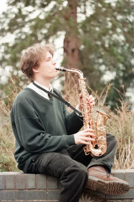 Framed Print : Felix Hughes, Saxophone Player from Ysgol Brynhyfryd School in Ruthin, Denbighshire Framed Print : Felix Hughes, Saxophone Player from Ysgol Brynhyfryd School in Ruthin, Denbighshire