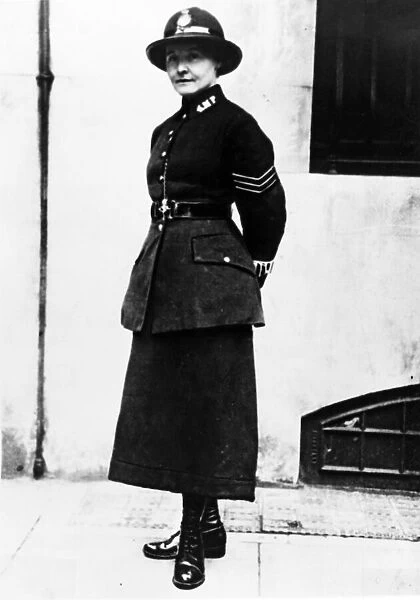 A female police officer, circa 1930