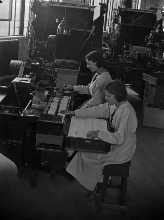Framed Print : Female workers in the packing department of the Players cigarette factory, Nottingham Framed Print : Female workers in the packing department of the Players cigarette factory, Nottingham