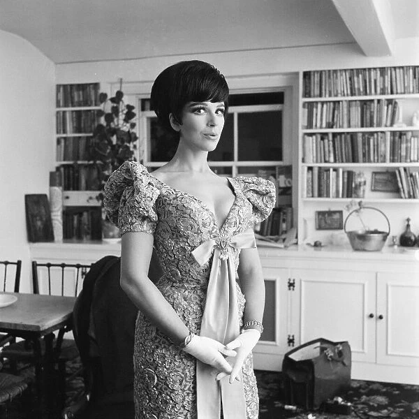 Fenella Fielding, English stage, film and television actress, pictured at home in London