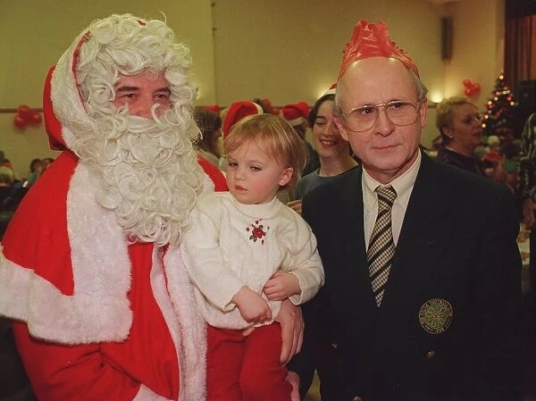 Fergus McCann Celtic Chairman December 1998 With daughter Ishbel