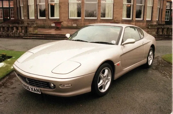 Framed Print : FERRARI CARS AT GLENEAGLES HOTEL February 1999 456 MARANELLO (GOLD) Framed Print : FERRARI CARS AT GLENEAGLES HOTEL February 1999 456 MARANELLO (GOLD)