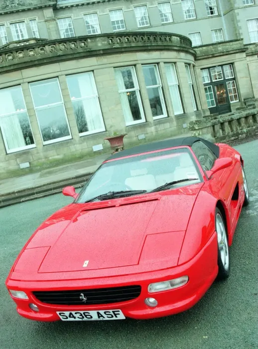 Framed Print : Ferrari cars lineup at the Gleneagles Hotel. Pictured is the 355 FI Spider Framed Print : Ferrari cars lineup at the Gleneagles Hotel. Pictured is the 355 FI Spider