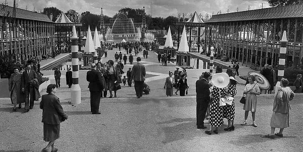 Festival of Britain 1951 Pleasure Gardens at Battersea. The long awaited Festival
