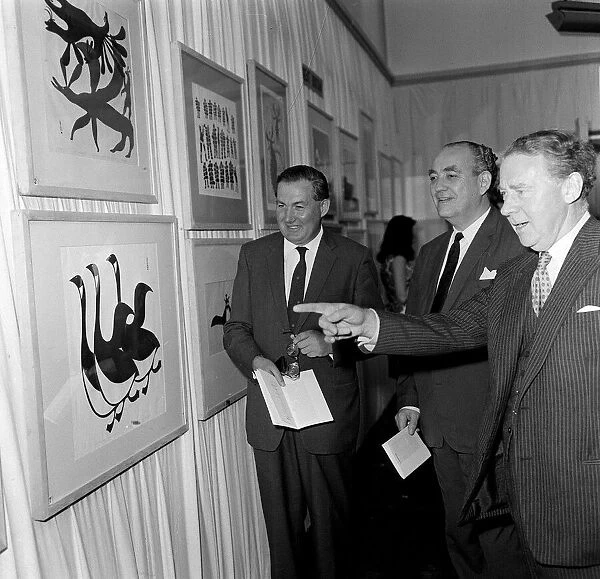 Festival of Labour Exhibition Hugh Gaitskell and James Callaghan admiring some of