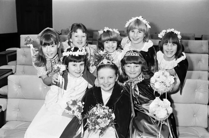 Framed Print : Festival of Queens held by the National Childrens HOme at Huddersfield town hall