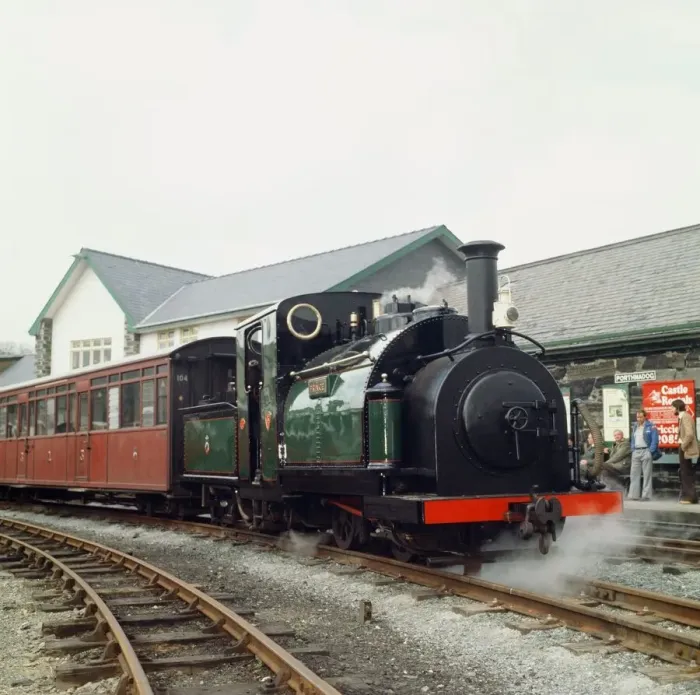 Framed Print : The Ffestiniog Railway is the oldest independent railway company in the World - being