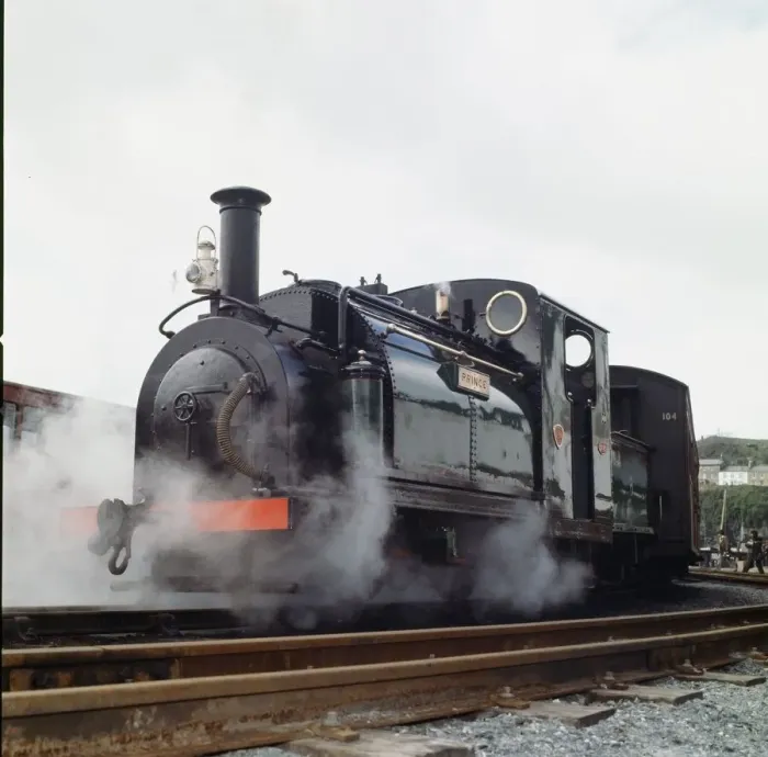 Framed Print : The Ffestiniog Railway is the oldest independent railway company in the World - being