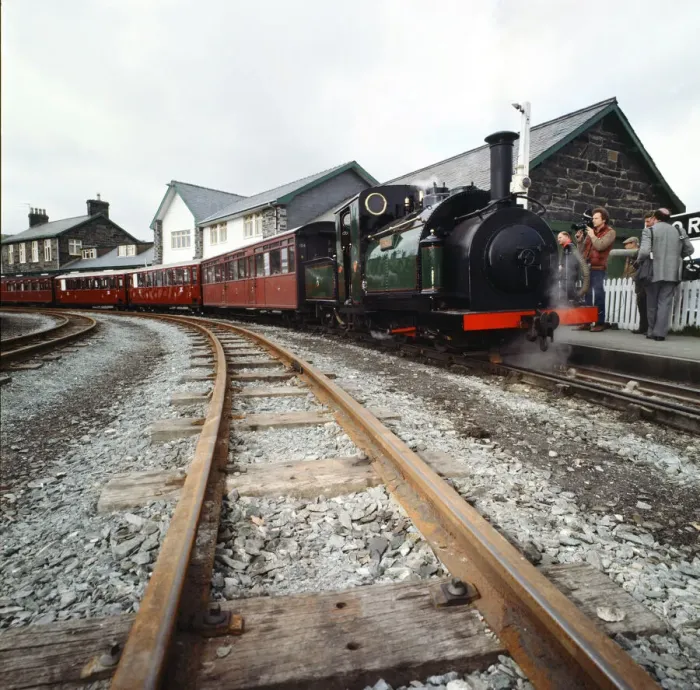 Framed Print : The Ffestiniog Railway is the oldest independent railway company in the World - being
