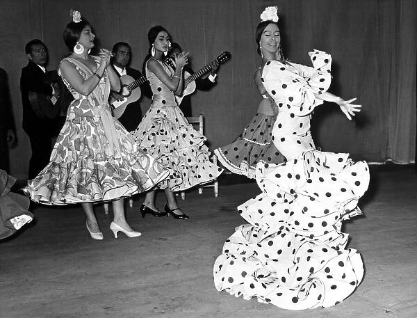 Its fiesta time... ! Manuela Vargas (right) 'The Tigeress of the Flamenco'