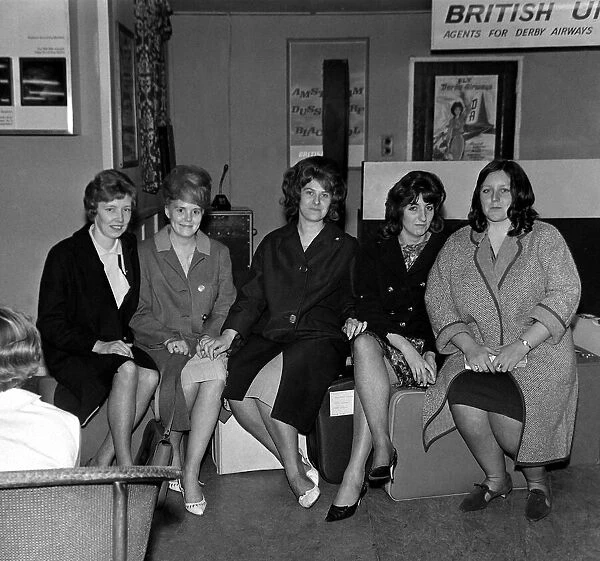 Fiesta Tours row - July 1964 Five Sunderland factory girls who had no flight for